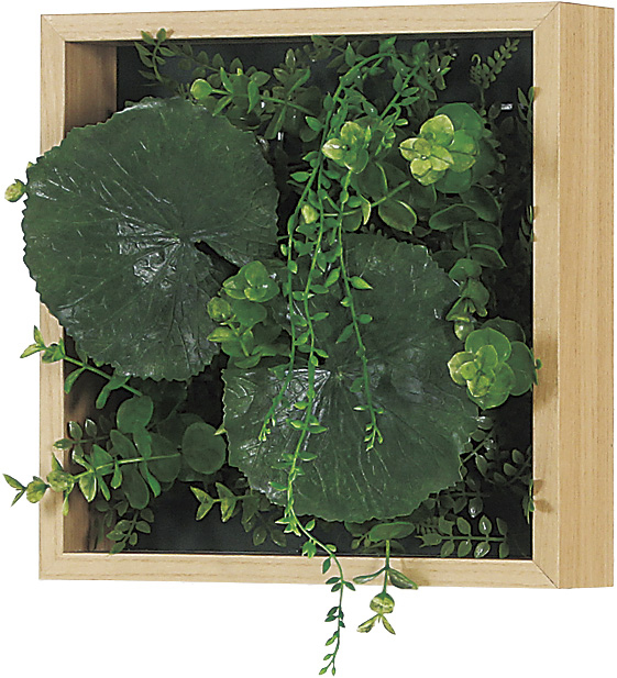 連接グリーン（単品） GR1077 25角｜フェイクグリーン 壁面緑化 BOX