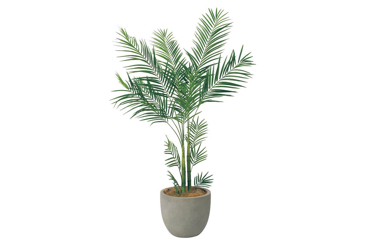 樹木プランター GR5094 H2050 アレカヤシ｜人工観葉植物 シンボル